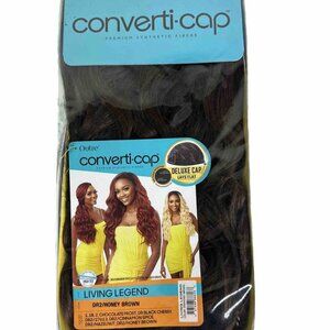 OUTRE Convert-Cap Synthetic Wig - Living Legend DR2 Honey Brown New Sealed